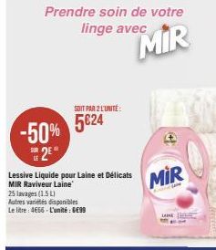 lessive liquide Mir