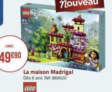 LECO  DRONEY+  LEGO  La maison Madrigal  Dès 6 ans. Réf. 869920 