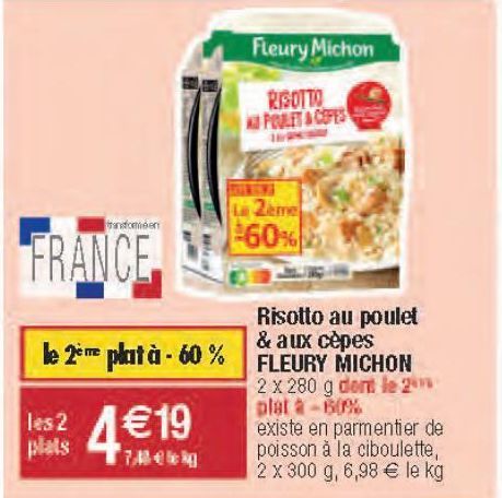 risotto Fleury Michon