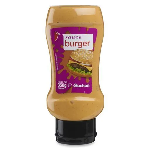 sauce burger auchan