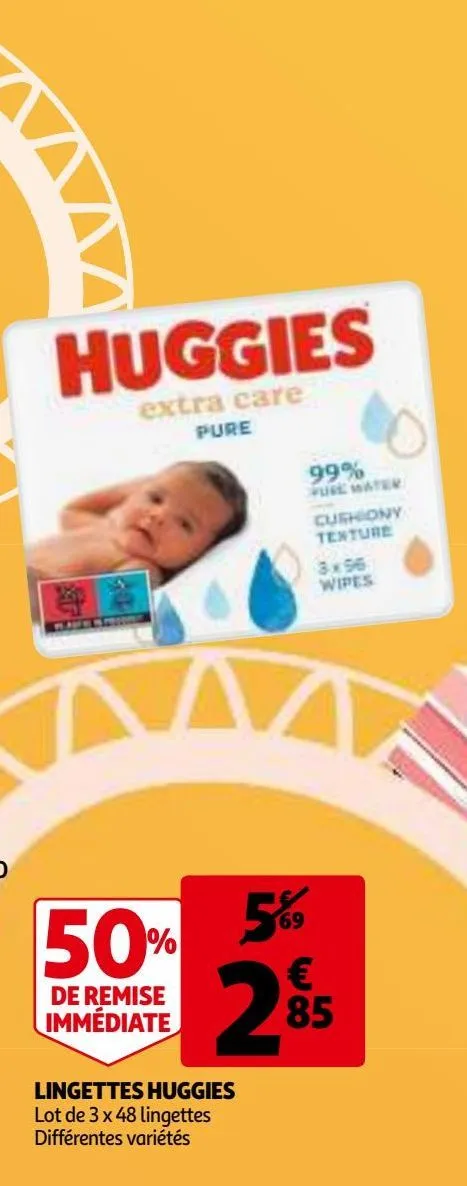 lingettes huggies