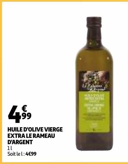 HUILE D'OLIVE VIERGE EXTRA LE RAMEAU D'ARGENT