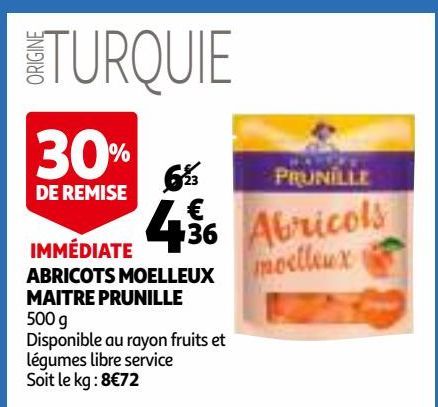 ABRICOTS MOELLEUX MAITRE PRUNILLE