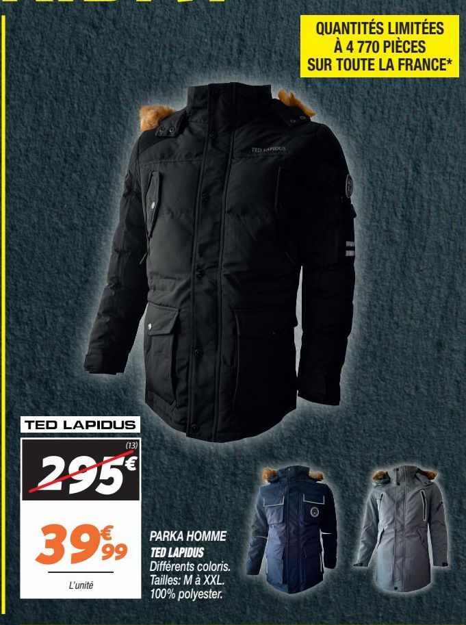 PARKA HOMME TED LAPIDUS