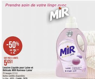 lessive liquide Mir