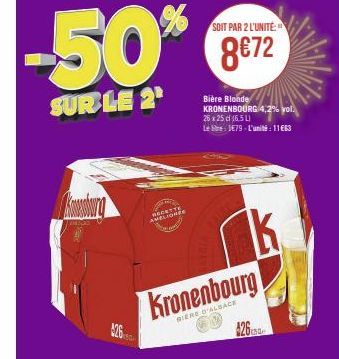 bière blonde Kronenbourg