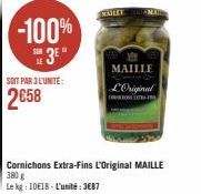 cornichons Maille