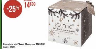 technic  Nail Care Adont Calendar  * 