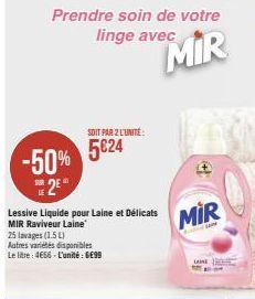 lessive liquide Mir