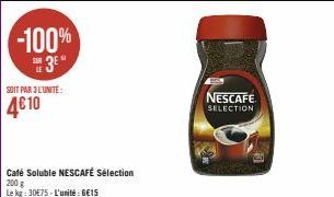 café soluble Nescafé