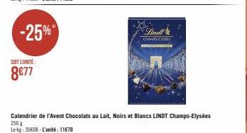 calendrier de l'Avent Lindt