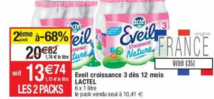 eveil croissance 3 dés 12 mois lactel