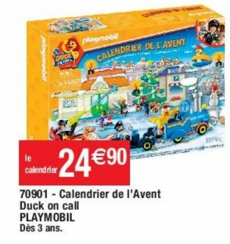 calendrier de l'avent duck on call playmobil