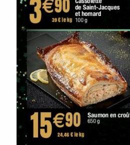 Saumon en croute