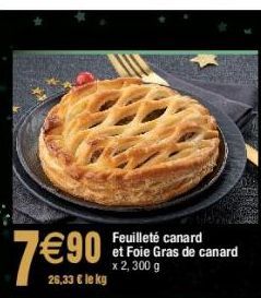 Feuilleté Canard et foie gras de canard
