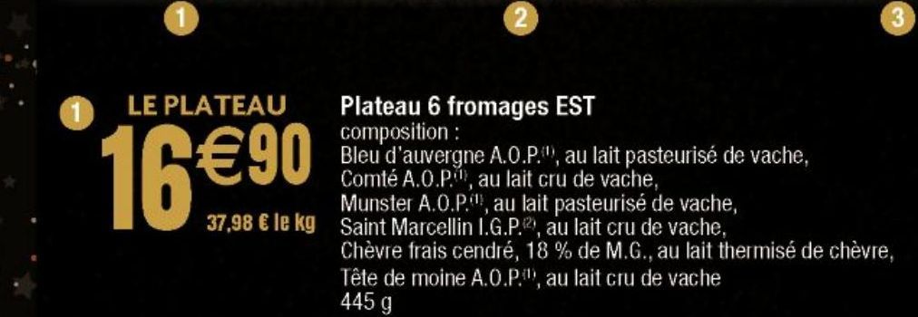 Plateau 6 fromages EST