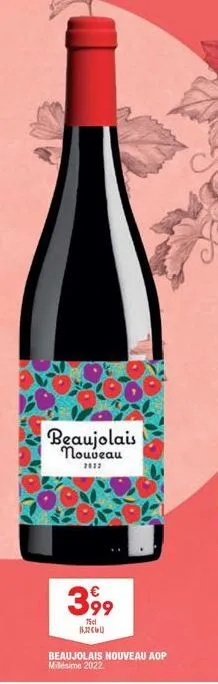 beaujolais nouveau  2022  €  3,99  hel 