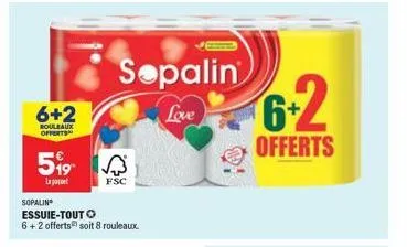 Promo Sopalin Essuie-tout chez Bi1