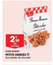 cookies Bonne maman