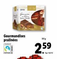 SHOW  Gourmandises pralinées  S606441  155g  259  lig-16,71 € 