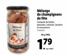 mélange de champignons 