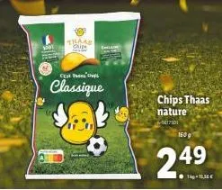 1501  thaas clips  cepc  classique  chips thaas nature  517501  160 g  2.49  15,56 € 