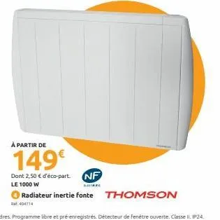 radiateur thomson