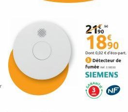 détecteur de fumée Siemens