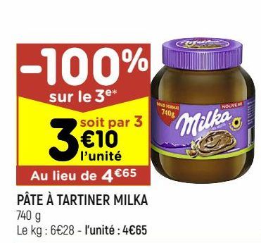 Pâte à tartiner Milka