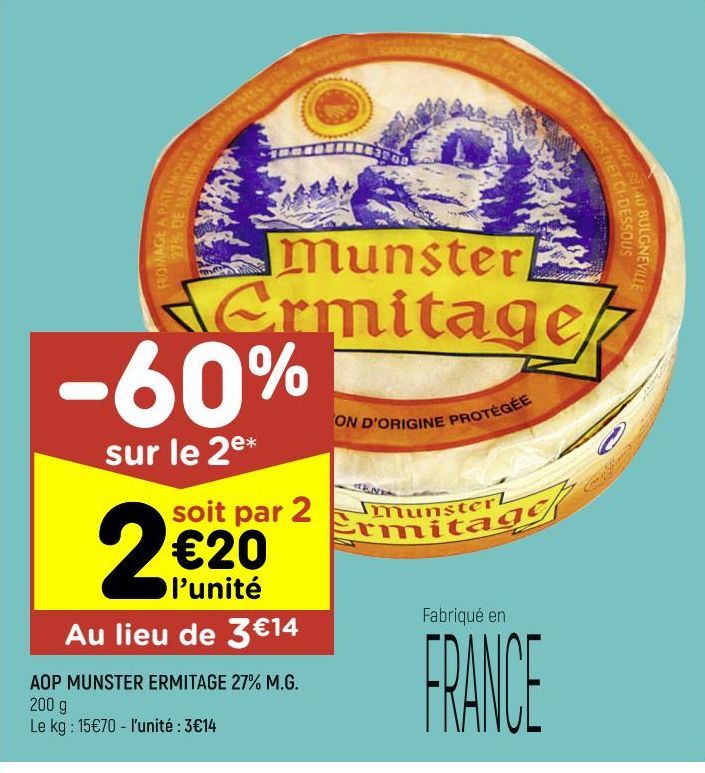 AOP Munster Ermitage 27% M.G