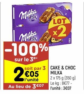 Cake & Choc Milka