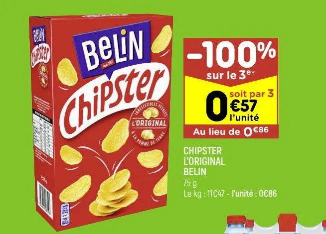 chipster l'original belin