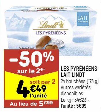 Les pyrénéens lait Lindt