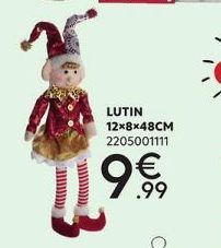 LUTIN 12x8x48CM 2205001111  9€.99 