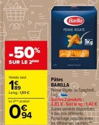 pâtes Barilla