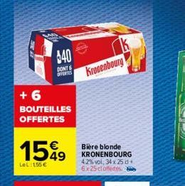 bière blonde Kronenbourg