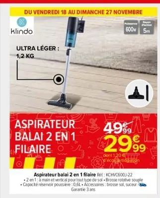 aspirateur balai 