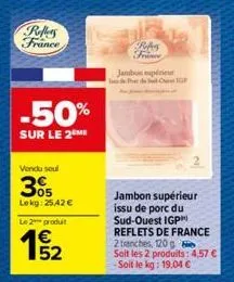 jambon reflets de france