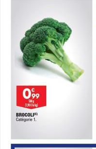 099  500 (1)  BROCOLI)  Catégorie 1. 