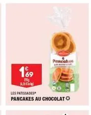 169  20  8.21  les patissades  pancakes au chocolatⓒ  pancakes 