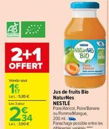 jus de fruits bio Nestlé