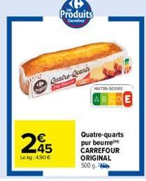 quatre-quarts Carrefour