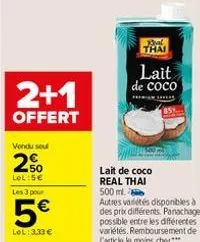 lait de coco 