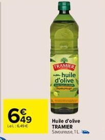 huile d'olive Tramier