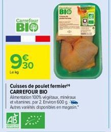 cuisses de poulet Carrefour