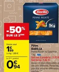 pâtes Barilla