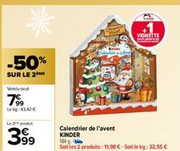 calendrier de l'Avent Kinder