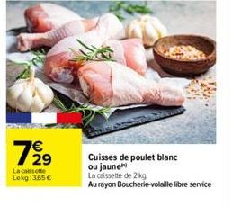 cuisses de poulet 