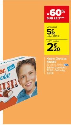 chocolat Kinder