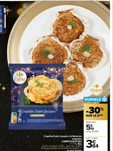 coquilles Saint-Jacques Carrefour